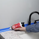 DAP Kwik Seal White Acrylic Latex Kitchen and Bath Adhesive Caulk 2.8 oz, Pack of 6