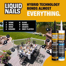 Liquid Nails All Purpose Construction Adhesive 9 oz, Pack of 12