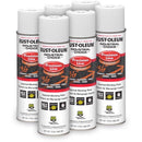 Rust-Oleum Industrial Choice - Contractor Pack(6 pk) White Inverted Marking Paint 17 oz