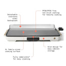 XL Electric Griddle 12" x 22" Non-Stick, White Icing by Drew Barrymore