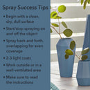 Krylon Fusion All-In-One Matte Worn Denim All-In-One Spray Paint 12 oz, Pack of 6