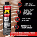 Loctite PL High Strength Foam Adhesive 21.1 oz