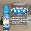 Sprayway Fresh Scent Multi-Surface Cleaner Aerosol 19 oz, Pack of 6
