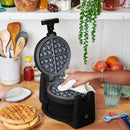 Rotating Belgian Waffle Maker by Drew Barrymore - Black Sesame