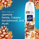 Glade Cashmere Woods Scent Air Freshener 7.3 oz Aerosol, Pack of 6