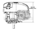 Briggs & Stratton 104M02-0254-F1 25mm X 3 5/32" Vertical Recoil 725 EXi Series Engine