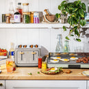 4-Slice Toaster with Touch-Activated Display, Porcini Taupe by Drew Barrymore
