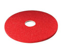 3M Scotch-Brite 16 in. D Non-Woven Natural/Polyester Fiber Buffer Floor Pad Red, Pack of 5