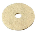 3M Natural Blend 20 in. D Non-Woven Natural/Polyester Fiber Buffer Pad Tan, Pack of 5