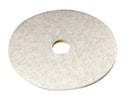 3M Natural Blend 20 in. D Non-Woven Natural/Polyester Fiber Floor Polishing Pad White, Pack of 5
