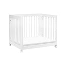 Yuzu 8-in-1 Convertible Crib with All-Stages Conversion Kits - White