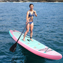 10 Feet Inflatable Stand Up Paddle Board With 3 Fins and Adjustable Paddle-S