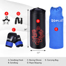 5 Pieces 40Lbs Filled Punching Boxing Set With Jump Rope and Gloves