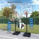 10 Feet Portable Basketball Hoop Outdoor for Adults