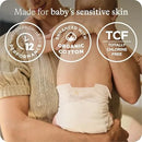 Certified Safe Organic Cotton Enhanced Diapers - Newborn - 66ct