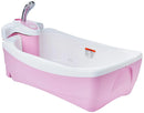 Whirlpool Bubbling Spa & Shower - Pink Checkers
