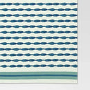 Blue Striped 104" x 60" Tablecloth