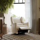 Kiwi Recliner and Swivel Glider - Performance Ivory Boucle