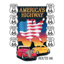 Desperate Enterprises, America's Highway Route 66 Metal Sign