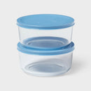 Round Glass Food Storage Container Set