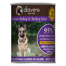 Dave's, Premium Meats Turkey & Turkey Liver Recipe, Canned Dog Food, 13 oz
