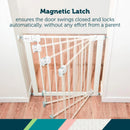 Easy Install Auto-Close Gate, 29" - 38" - Gray