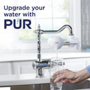 Faucet Mount Water Filtration System - Powerful Lead Reduction - White