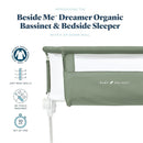 Beside Me Dreamer Organic Bassinet - Sage