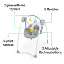 Milestone Baby Swing - Gray