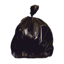 Heritage Low-Density Repro Can Liner, 33 Gal, 2 Mil, 33" X 39", Black, 100/Carton - HERX6639QK
