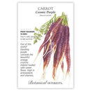 Carrot, Cosmic Purple Botanical Interests Seeds