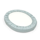 Sleepi Mini Fitted Sheet - Dots Sage