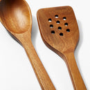 4pc Wood Kitchen Utensil Set Brown - ™: Wooden Cooking Utensils, Hand Wash, Adult Use