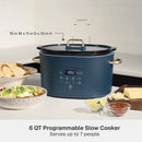 6QT Programmable Slow Cooker - Atlantic Blue