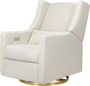 Glider Recliner with USB Charging - Ivory Boucle