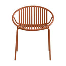 Modern Outdoor 7 Piece Expandable Dining Set With Stackable Chairs