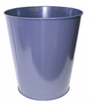 Tough Guy 7 gal Round Wastebasket, Metal, Gray - 11C815