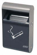Tough Guy 1/4 gal Cigarette Receptacle, 10 in Height, 6 in Base Dia., Metal, Gray - 11C824