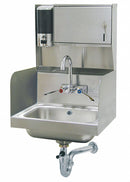 Advance Tabco Stainless Steel Hand Sink, With Faucet, Wall Mounting Type, Silver - 7-PS-87