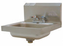 Advance Tabco Stainless Steel Hand Sink, With Faucet, Wall Mounting Type, Silver - 7-PS-20