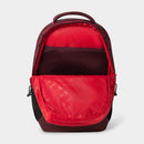 Center Backpack - Dark Red Logo AOP