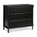 Jenny Lind Spindle 3-Drawer Dresser - Ebony