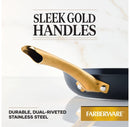 Forged Induction 8pc Ceramic Nonstick Cookware Set
