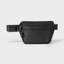 Faux Neoprene Fanny Pack - Black