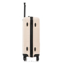 Lightweight Hardside Medium Checked Spinner Suitcase - Beige