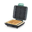 No-Drip Nonstick Waffle Maker - Aqua