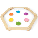 12-Piece Kids Wooden Balance Beam With Colorful Steeping Stones