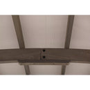 SummerCove 10 ft. x 14 ft. Light Gray Cedar Frame Arched Pergola with Shelves