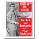 Ephemera Tonight's Forecast Tin Sign