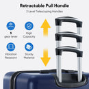 20-Inch Hard Shell Luggage with Universal Wheel - Blue